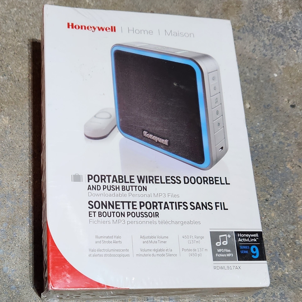 Honeywell Wireless Doorbell & Push Button RDWL917AX - Picture 4 of 5